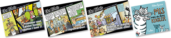 Tegneserier - Eks Libris bind 1-3 og Mis med de Store Kugler