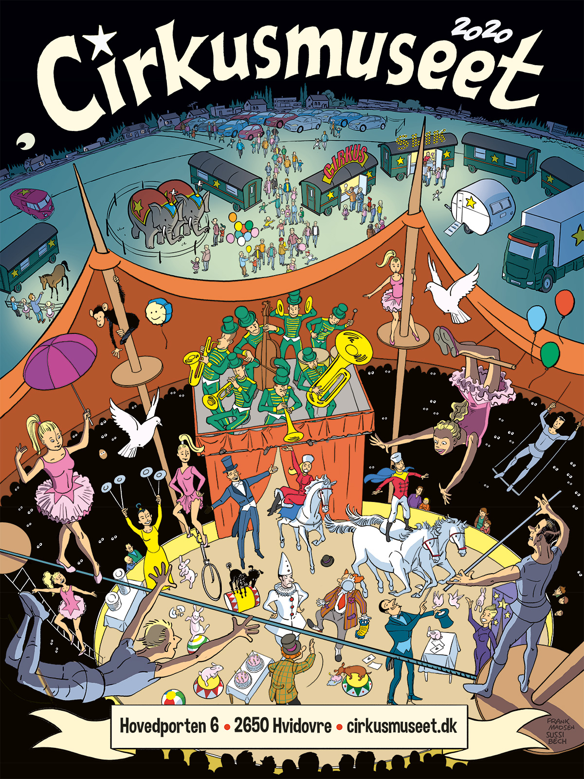 årsplakat cirkusmuseet 2020